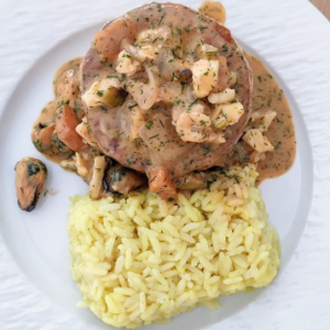 Vol au vent fruits de mer